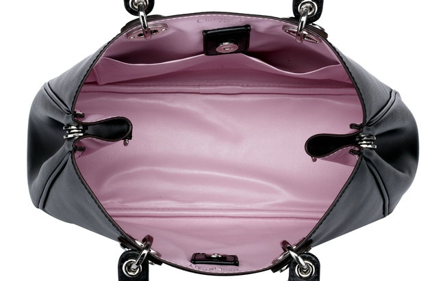 small Christian Dior diorissimo nappa leather bag 0902 black